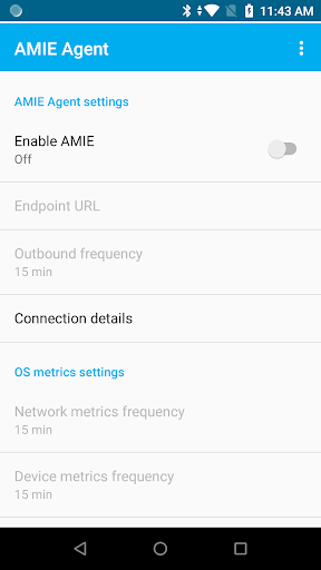 AMIE Agent ekran görüntüsü