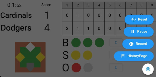 Baseball Scoreboard ekran görüntüsü