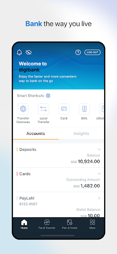 POSB digibank ekran görüntüsü