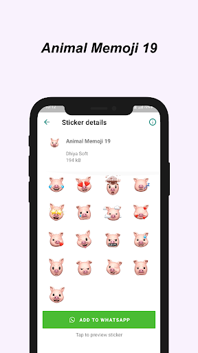 Animal Memoji ekran görüntüsü