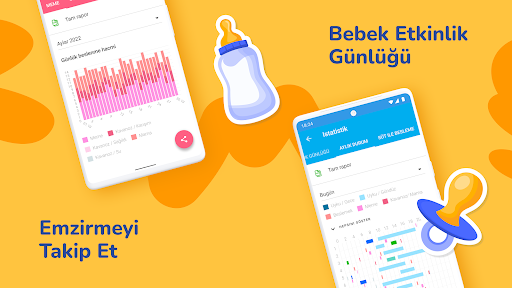 Bebek takip programı ekran görüntüsü