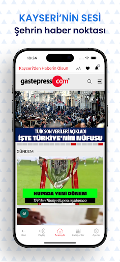 Gastepress ekran görüntüsü