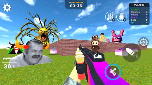Nextbots In Backrooms: Shooter ekran görüntüsü