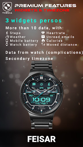 Feisar Watch Face ekran görüntüsü