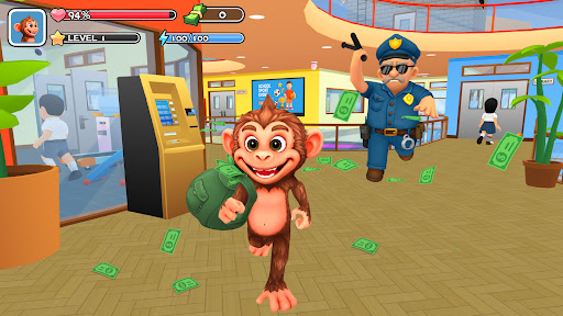 Monkey Student: School Prank ekran görüntüsü