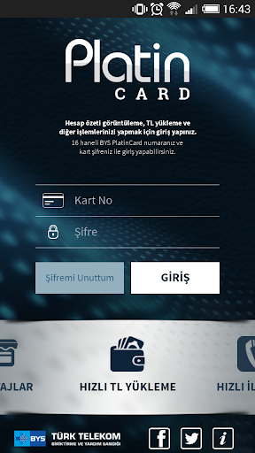 BYS PlatinCard ekran görüntüsü