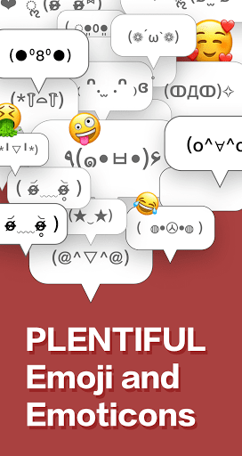 Simeji Japanese keyboard+Emoji ekran görüntüsü