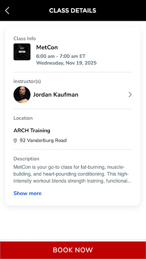 ARCH Training ekran görüntüsü