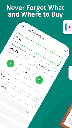 Food List Tracking & Shopping ekran görüntüsü