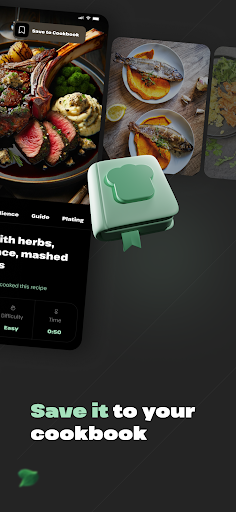Slide Dish - AI recipes ekran görüntüsü