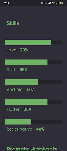 MJ Portfolio ekran görüntüsü