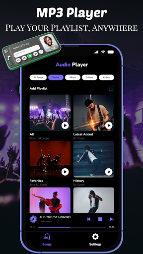 MP3 Music Player: Audio Player ekran görüntüsü