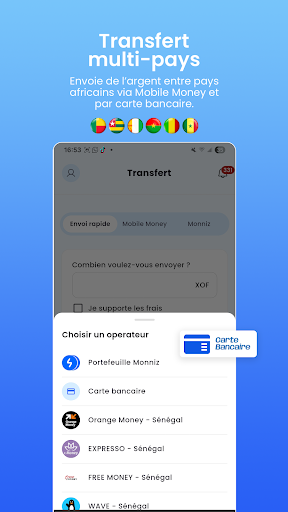 Monniz - Transfert d'argent ekran görüntüsü
