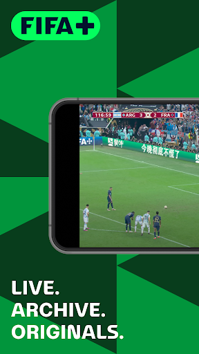 FIFA+ Stream Live Football TV ekran görüntüsü
