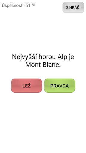Pravda Lež ekran görüntüsü