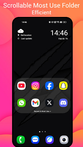 One S25 Launcher - S25 One Ui ekran görüntüsü