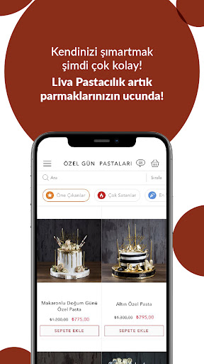 Liva Pastacılık ekran görüntüsü