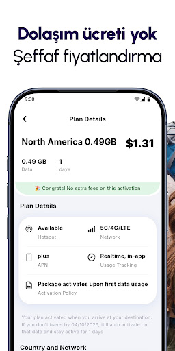 eSIM70: eSIM For Travel Data ekran görüntüsü
