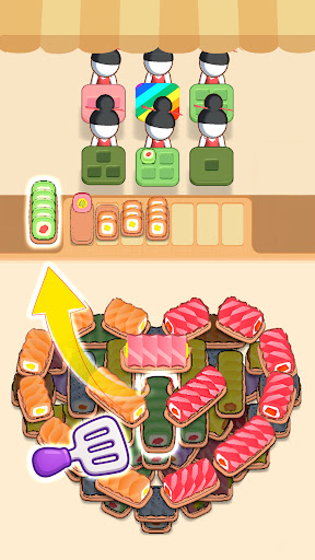 Sushi Sort: sıralama oyunları ekran görüntüsü