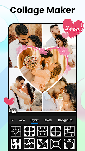 FotoCollage, fotoğraf editörü ekran görüntüsü