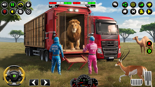 US Animal Transport Truck Game ekran görüntüsü