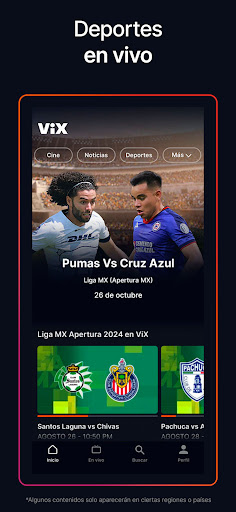 ViX: TV, Deportes y Noticias ekran görüntüsü