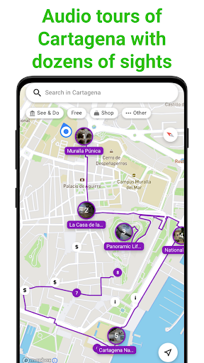 Cartagena SmartGuide ekran görüntüsü