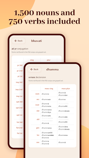 Pāli Practice ekran görüntüsü