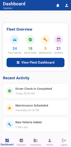 PTT Transport Management ekran görüntüsü