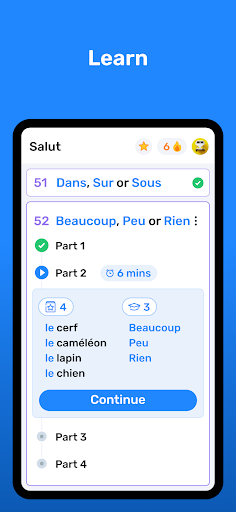 Wlingua - Learn French ekran görüntüsü