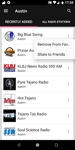 Austin Radio Stations - Texas ekran görüntüsü