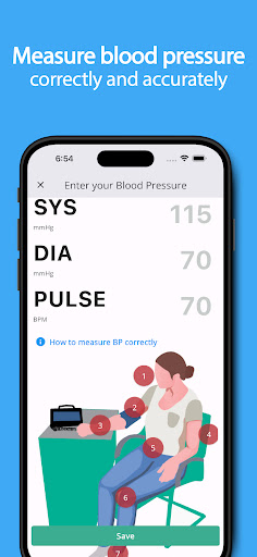 MyBP - Blood Pressure App ekran görüntüsü
