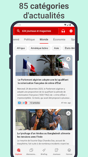 Actualités 24 ekran görüntüsü