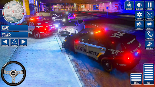 US Police Cop Car Driving 2025 ekran görüntüsü