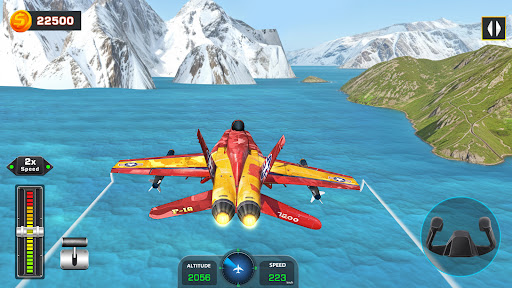 Flying Simulator Pilot Game 3D ekran görüntüsü
