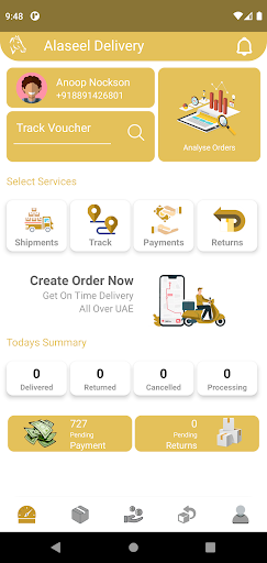 Alaseel Delivery ekran görüntüsü