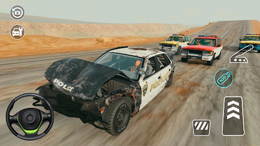 Jumping Car Damage Test Game ekran görüntüsü