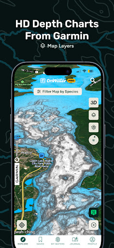 onWater Fish - Fishing Spots ekran görüntüsü