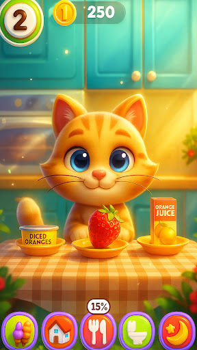 Konuşan kedi ekran görüntüsü