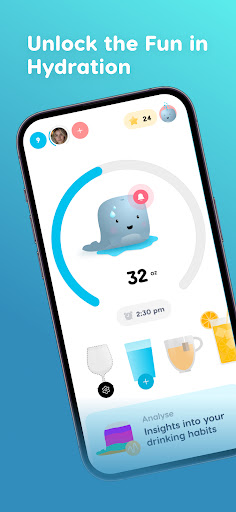 Water-reminder, tracker: Dropy ekran görüntüsü
