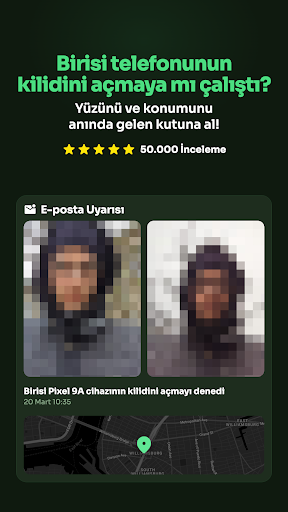 CrookCatcher Hırsızlık Önleme ekran görüntüsü