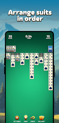 Spider Solitaire - Card Puzzle ekran görüntüsü