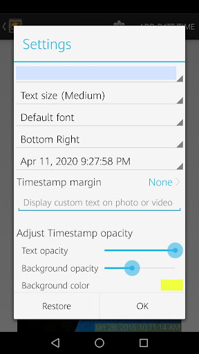 Timestamp Photo and Video Pro ekran görüntüsü