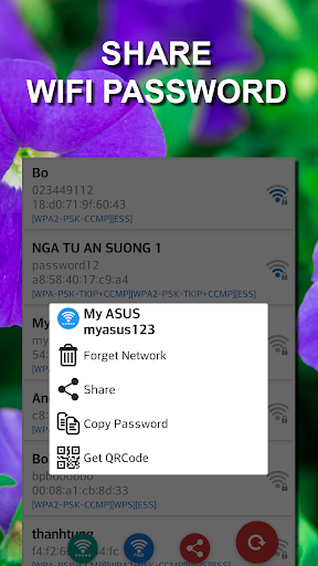 Wifi şifre kurtarma ekran görüntüsü