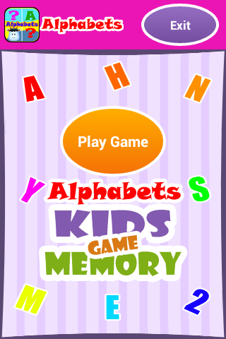 Alphabets - Kids Memory Game ekran görüntüsü