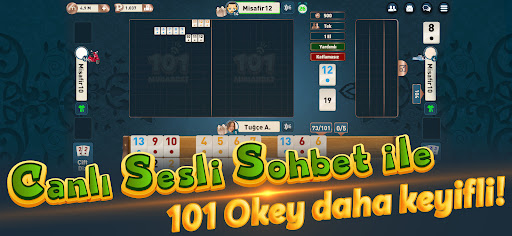 101 Yüzbir Okey Muhabbet ekran görüntüsü