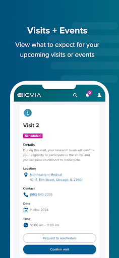 IQVIA Study Hub ekran görüntüsü