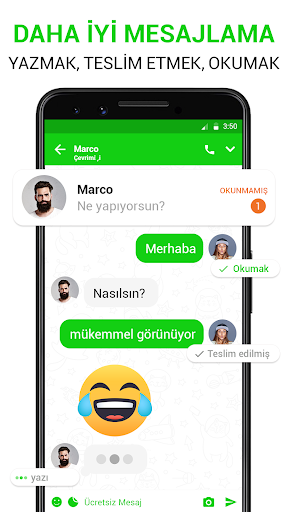 Messenger - Metin mesajları ekran görüntüsü