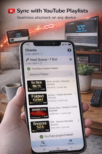 Chanta: Collaborative Karaoke ekran görüntüsü
