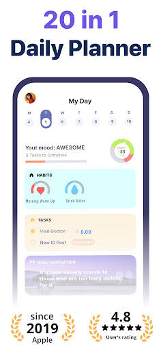 Daily Planner Organizer: Brite ekran görüntüsü